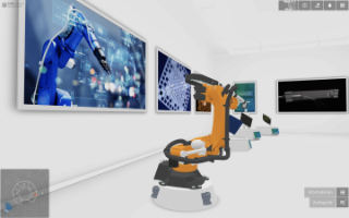 Besuchen Sie unseren 3D-Showroom:  Hier können Sie das Fokusthema Produktion mit vielen 3D-Modellen virtuell erleben